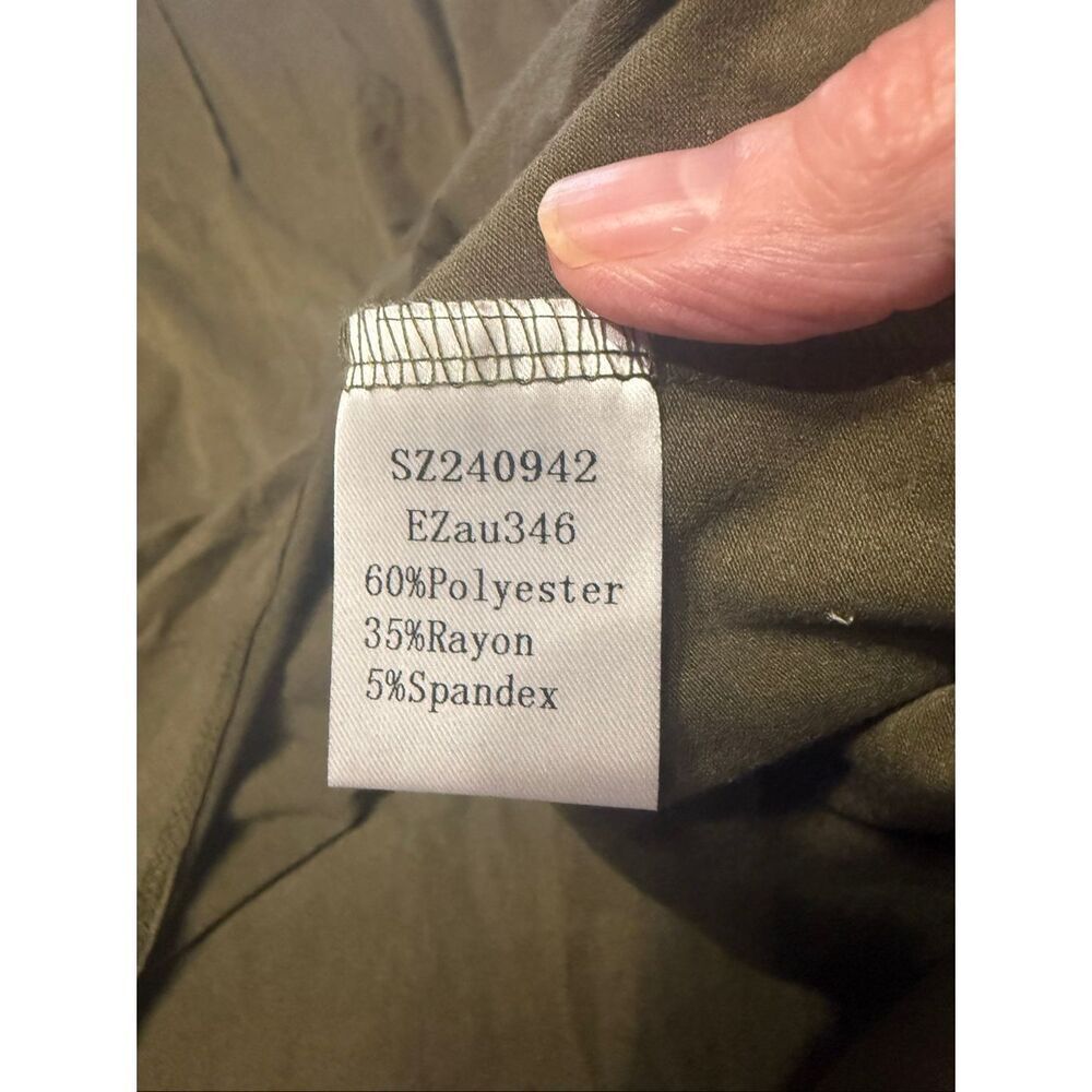 Automet Womans Pleated Knit green Sz XXL NWT - Picture 5 of 8